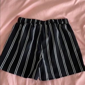 Cute black and white shorts kids size 10